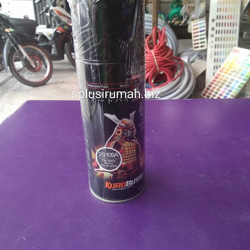 SAMURAI 109A BLACK DOF FLAT 410CC CAT SPRAY JAPAN JNS PYLOX TAHAN BENS