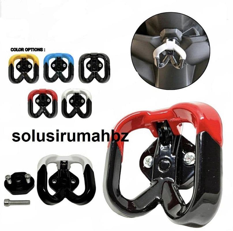 Gantungan Barang Cantolan Motor Model Cakar Cabang Dua Full Besi CNC