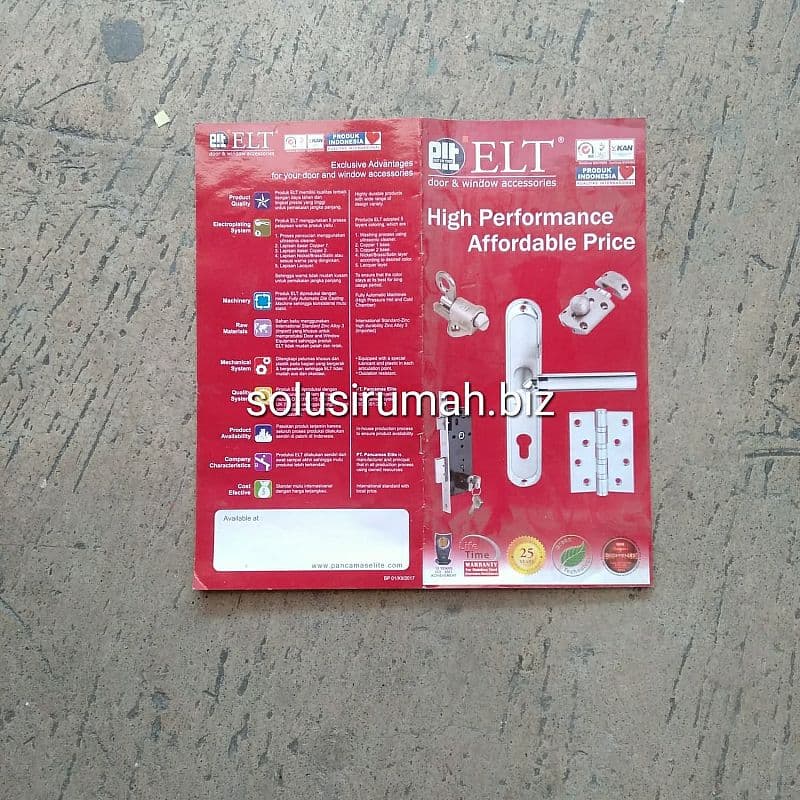 KATALOG KUNCI ELT ACCESORIES PINTU DAN JENDELA 12 hal