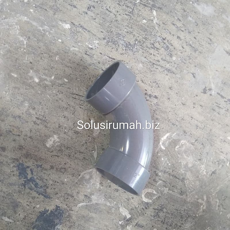ELBOW PVC 2"D RUCIKA LARGE RADIUS(BBS) FITING PVC SAMBUNGAN GROSIRA