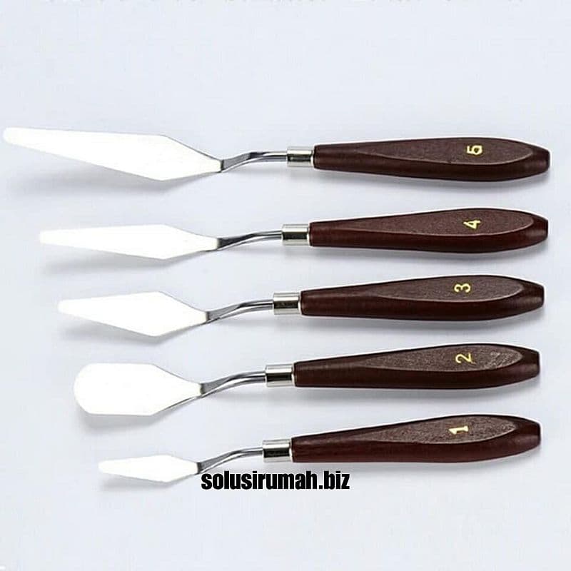 PAINTING KNIFE SET 5PCS PISAU PALET PISAU LUKIS