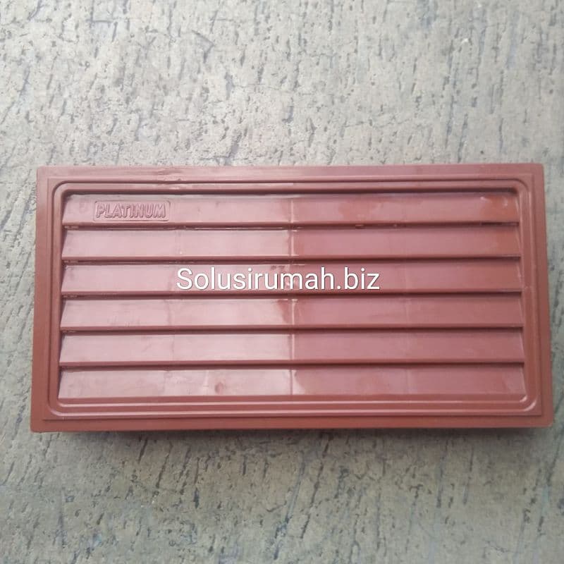 ANGIN ANGIN PINTU PVC 2BIJI/set 33.4*16cM +- KAYU COKLAT LOSTER
