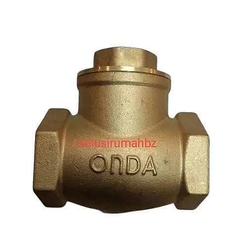 check valve kuningan 2" onda INCH 2 inch klep tabo Tabok taboh non retur checkvalve brass