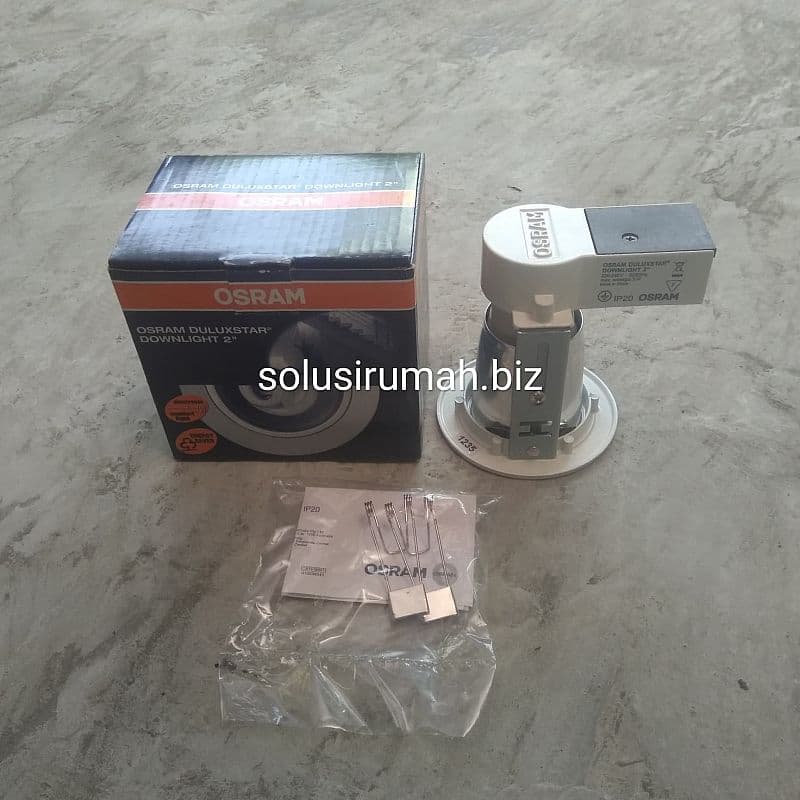 DOWNLIGHT 2 INCH OSRAM ALUMINIUM TEMPAT LAMPUDOWNLIGHT 2 INCH OSRAM AL