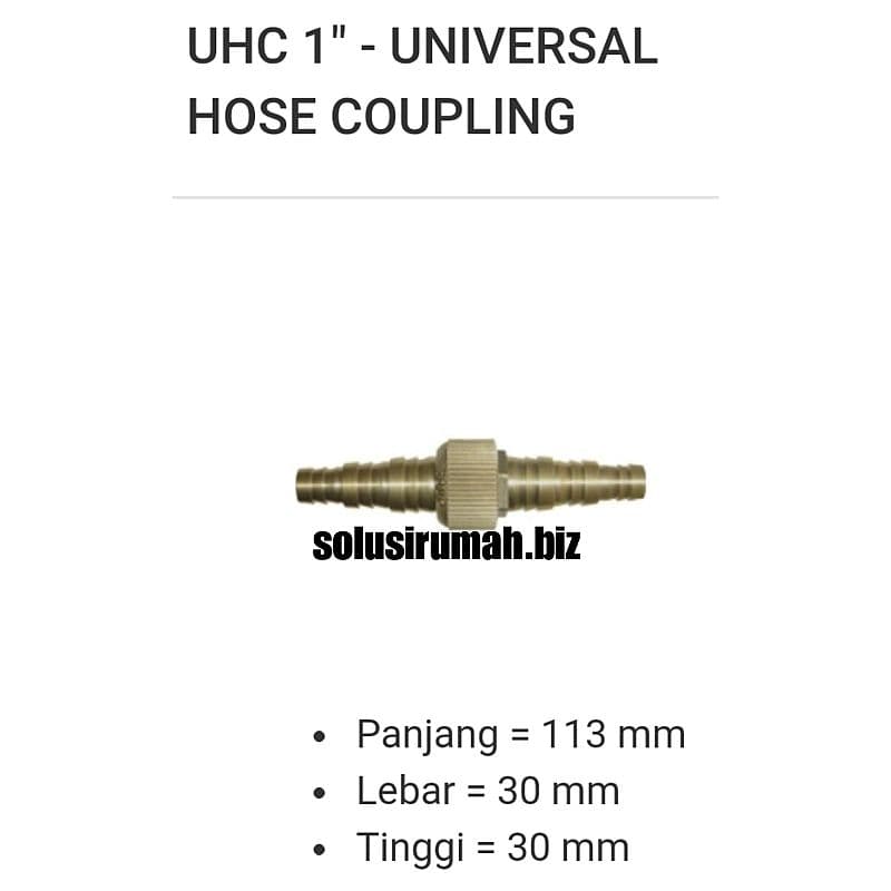 UNIVERSAL HOSE COUPLING ONDA