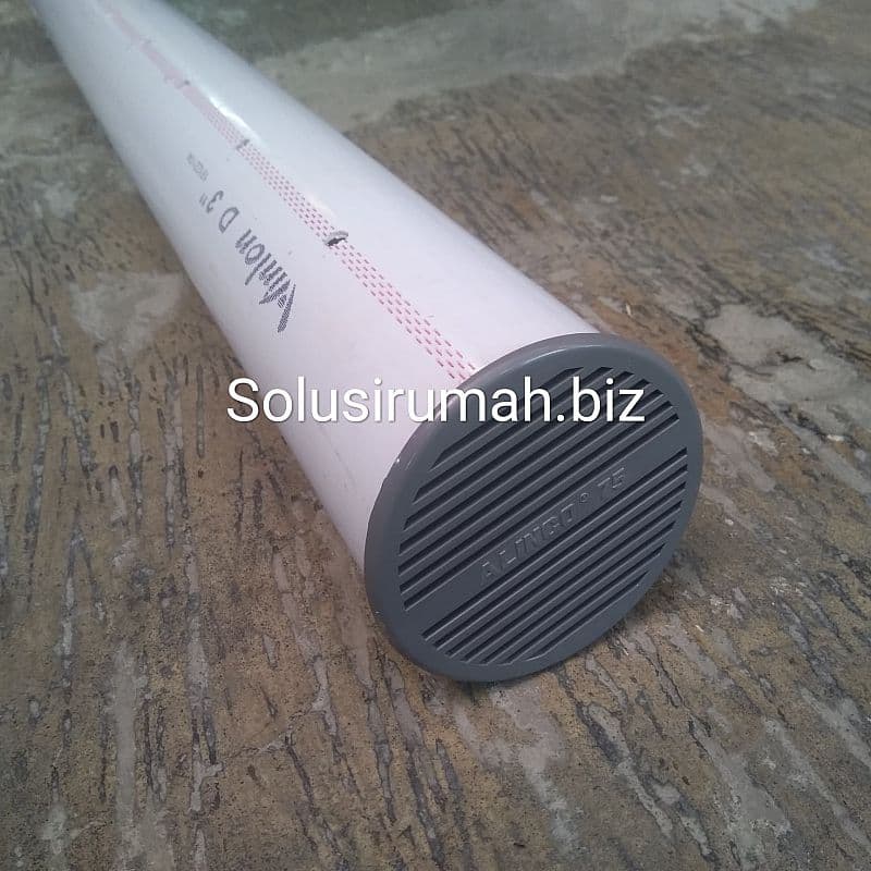 PIPA BIOPORI PUTIH 3 INCH D *25 CM+ TUTUP LUBANG 10MM BIRD NEST RESAPA