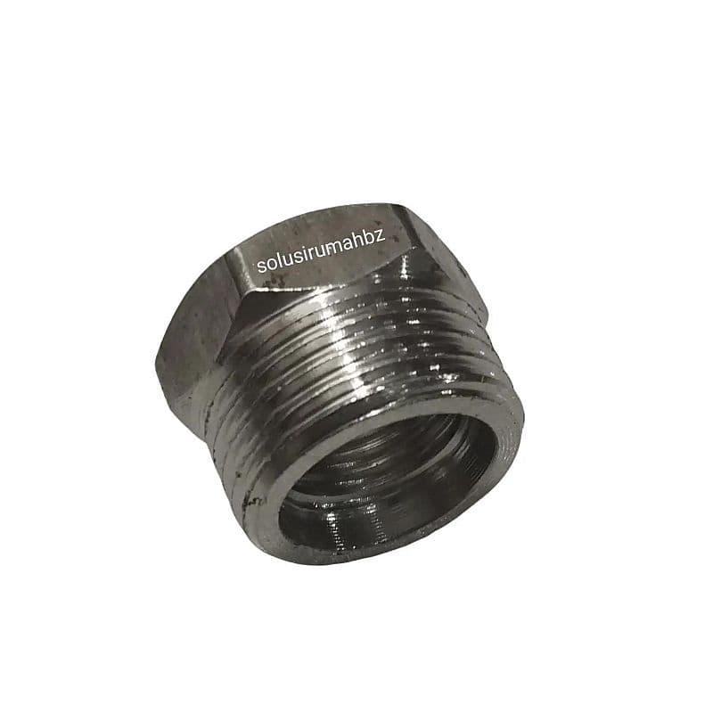 SDD M14 X SDL 1/2 INCH DRAT DALAM M14 DRAT LUAR 1/2 INCH METAL STAINLESS UNTUK JET CLEANER KOMPRESOR DRAT