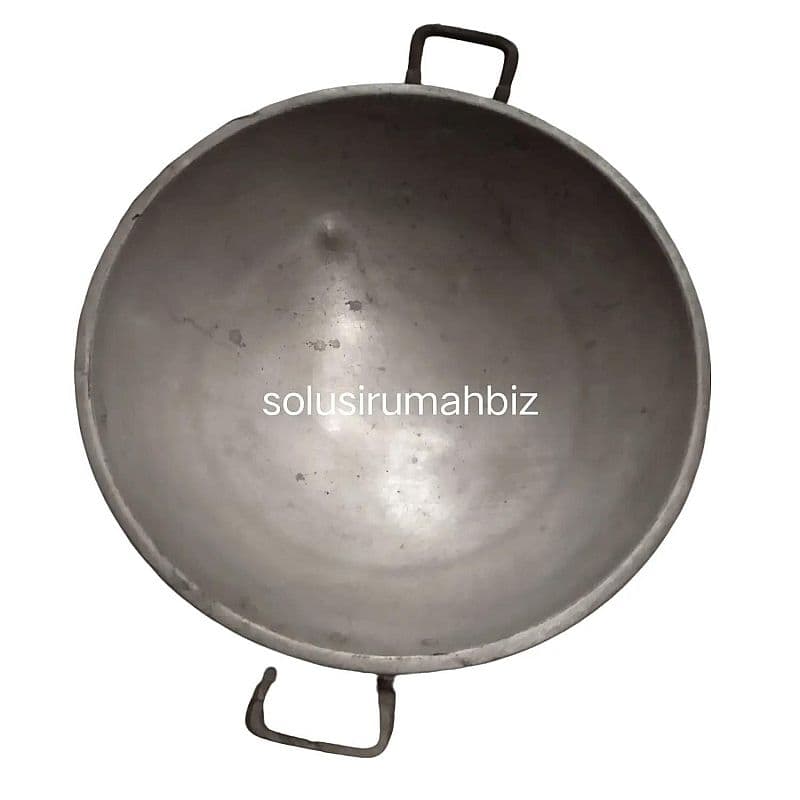 WAJAN 45CM BAHAN PLAT Solusi Rumah Biz Potongan Custom Cocok untuk Masak dan Memasak