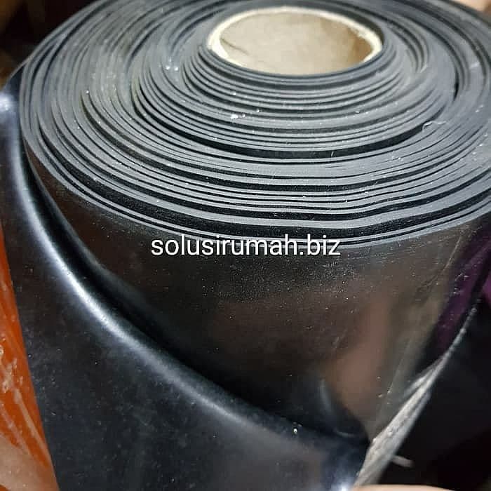 karet asli lembaran 1mm Custom per10cm hitam rubber sheet 1 mm talang