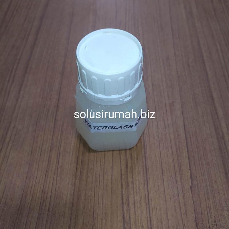 WATERGLASS KIMIA BATIK PENGIKAT WARNA BOTOL CAFE 310G SODIUM SILICA