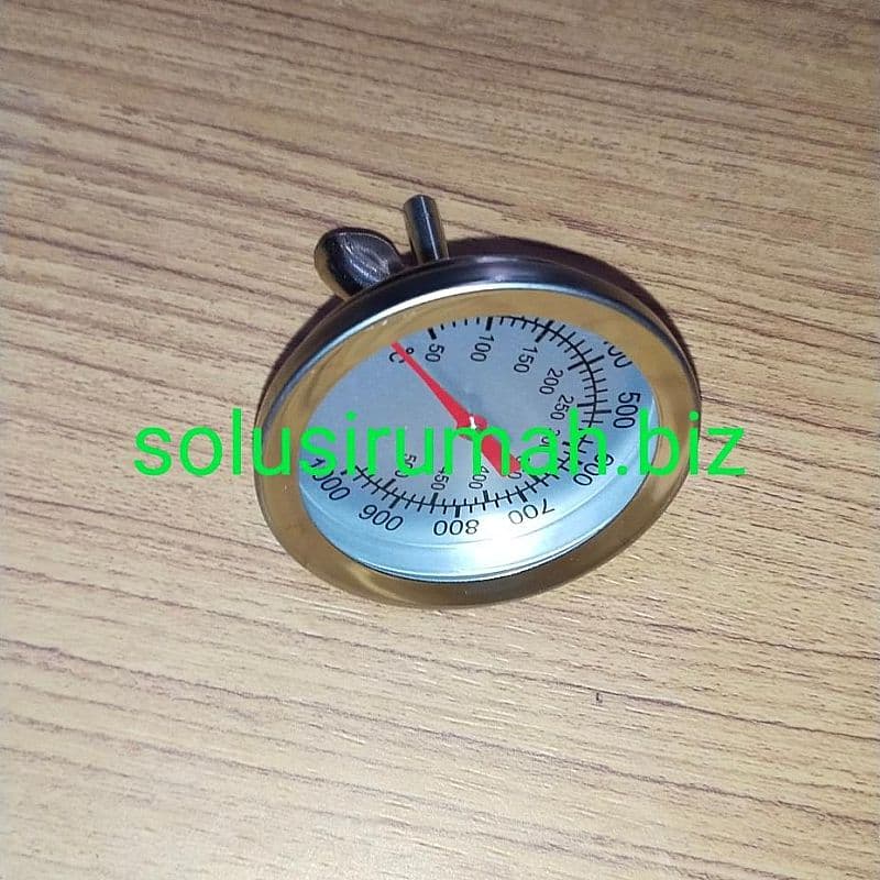 THERMOMETER OVEN BULAT + JARUM PAYUNG 50 - 500 C PENGUKUR SUHU SS