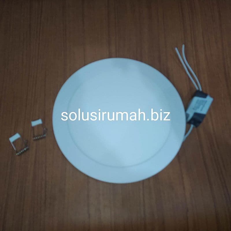 DOWNLIGHT PEER 18W 225MM BULAT WHITE LAMPU OB PANEL LED