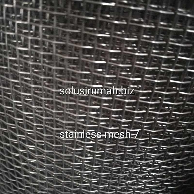 ayakan ss Custom wire mesh 7 stainless per10cm kawat filter 2.8mm