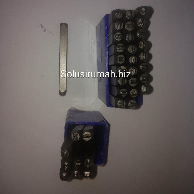 HURUF KETOK ANGKA HURUF 3MM 36PCS IMPOR DRIP HURUF SET