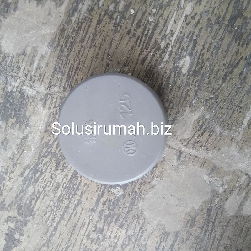 DOP 5 POLOS CAP TUTUP PIPA FITING PVC SAMBUNGAN PLASTIK PARALON