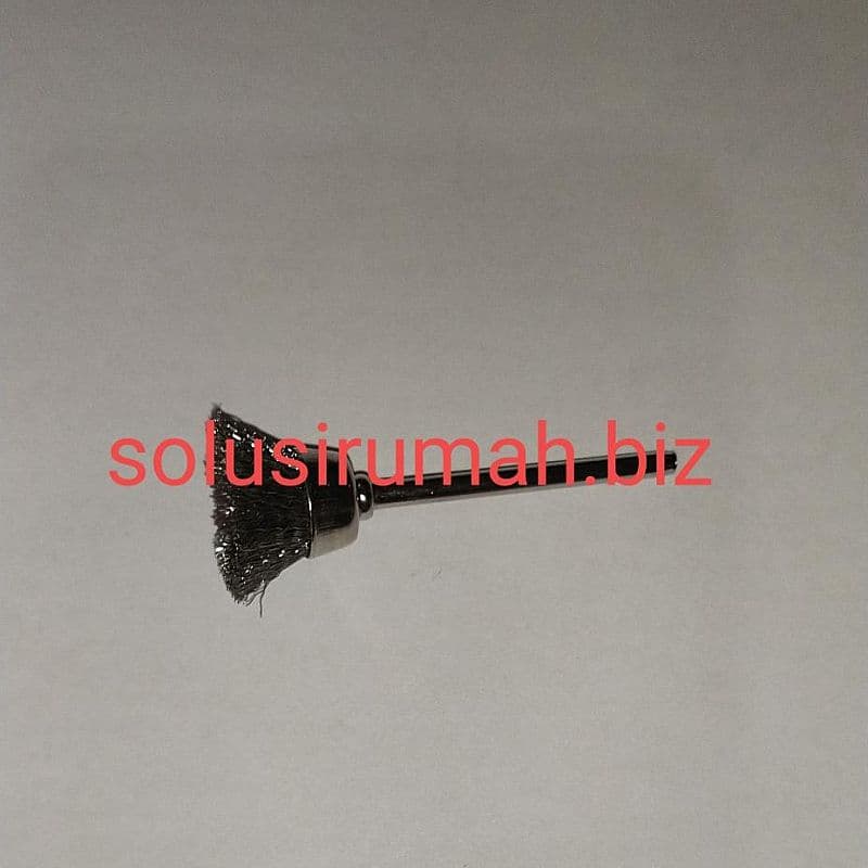 SIKAT BAJA BULAT MINI MANGKOK 1BIJI GAGANG END BRUSH AKIK DIE GRINDER