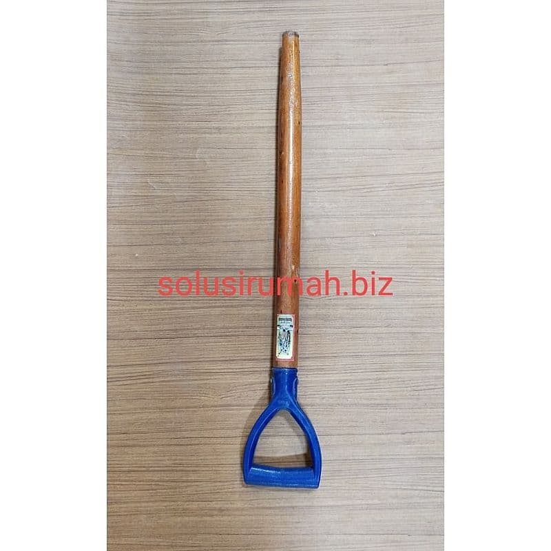 gagang handel sekop + handle plastik spare part kayu tanpa kepala