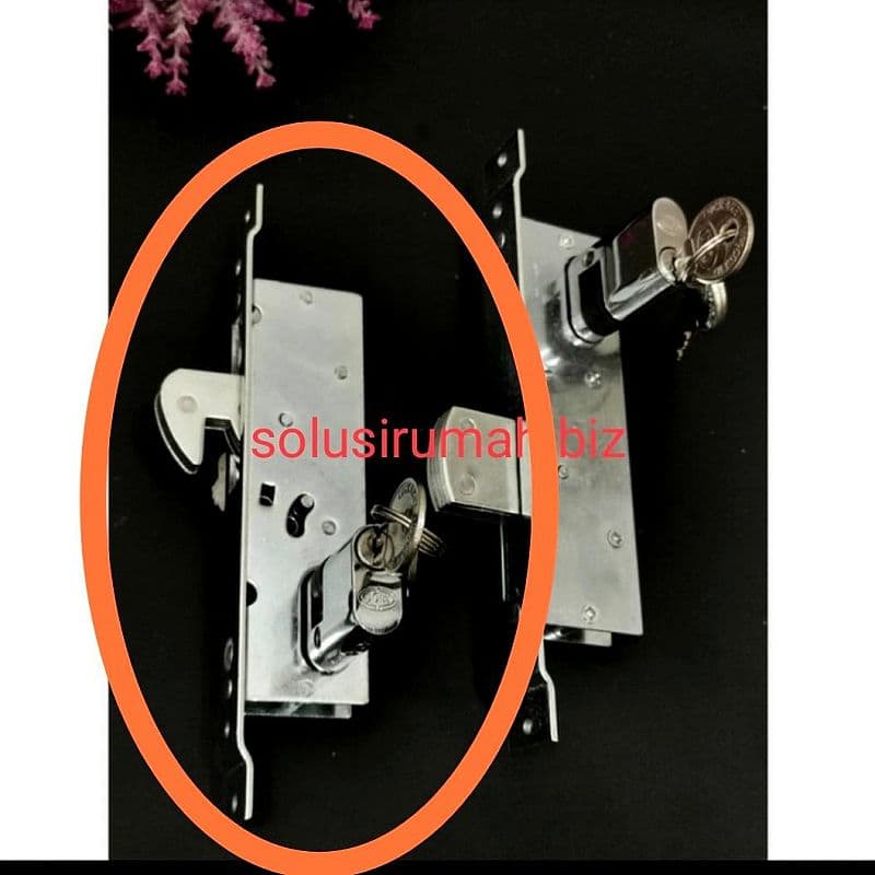 kunci body aluminium door pintu dorong sliding 4123 kail u nyantik