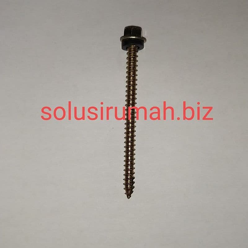 SDS BAUT KAYU 75 LANCIP 75mm SELF DRILLING SCREW ROOFING BAJARINGAN