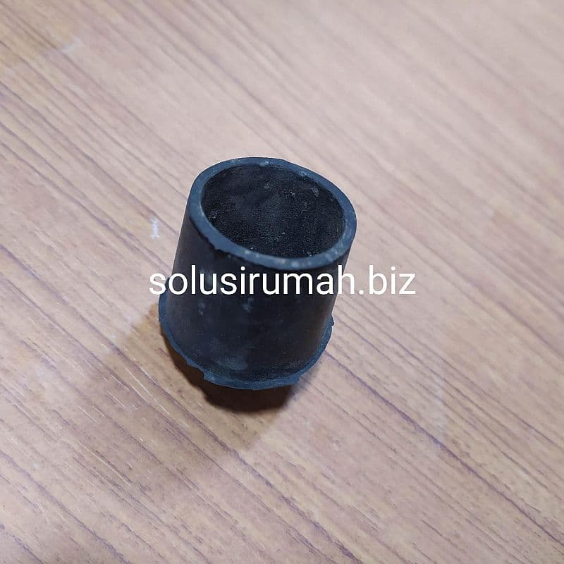 KAKI KARET BULAT 30mm 30 mm 1 1/4 in 1pcs hitam kursi 1 1/4" cop 3cm 3