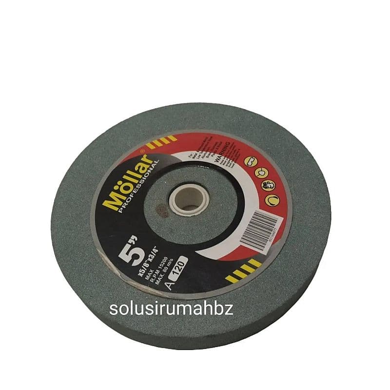 Batu Gerinda Duduk MOLLAR 5" Green Silicone Bench Grinder gc120 gc 120 grinda