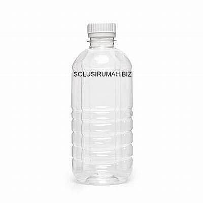 botol pet 500ml kosong aqua 500 ml bottle plastik pet baru plus tutup