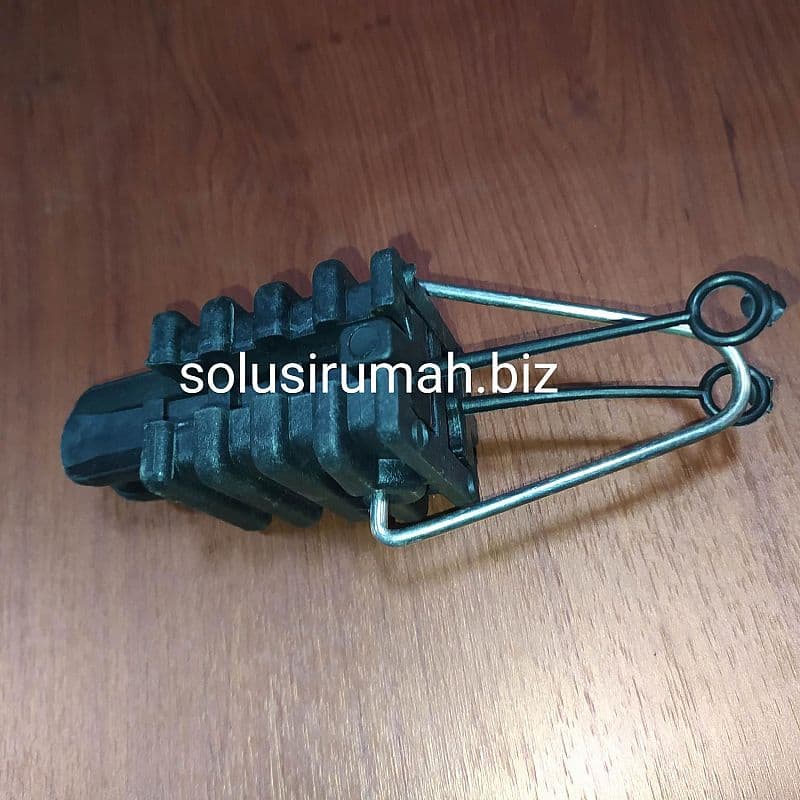 TARIKAN KABEL PLN HITAM BULAT LENGKUNG KAWAT PENARIK KABEL PVC HITAM S