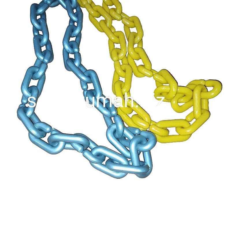 RANTAI PVC 12MM warna 12 MM PER 1M RANTE PLASTIK PLASTIC 1 METER warni tali pvc rantai aksesories