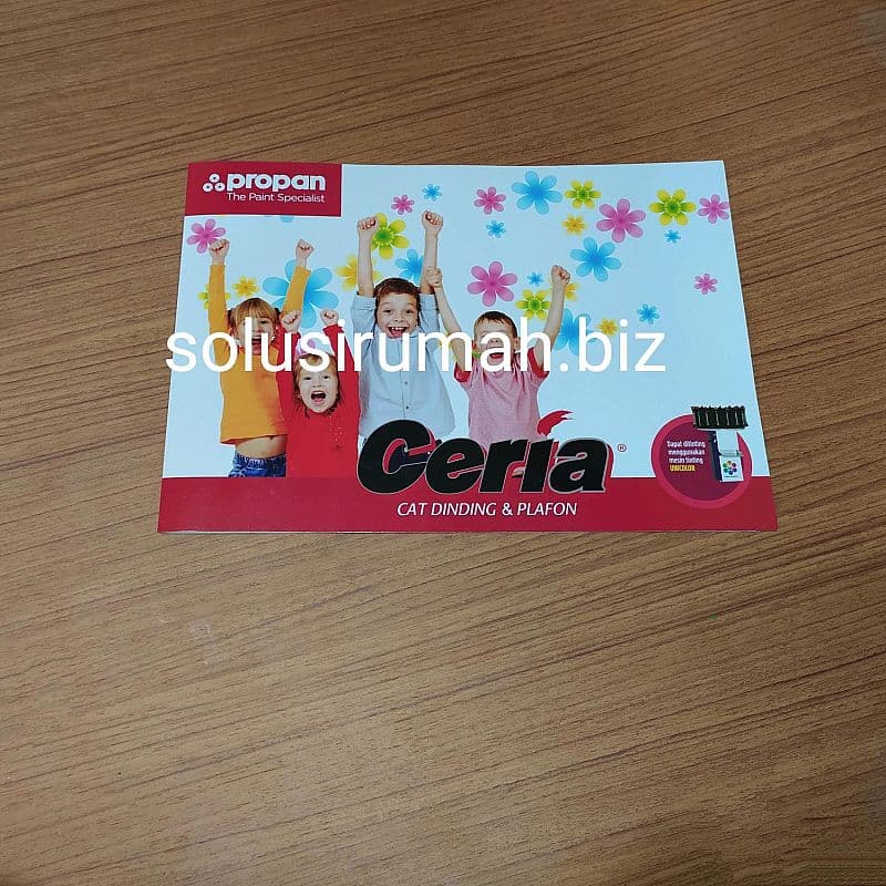 KATALOG CAT PROPAN CERIA 4HAL 30 X 20 CM TEMBOK WALL PAINT KARTU WARNA