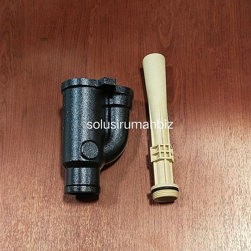 sambungan pompa set besi plus tongkat drat panjang Jet pump 255 spare