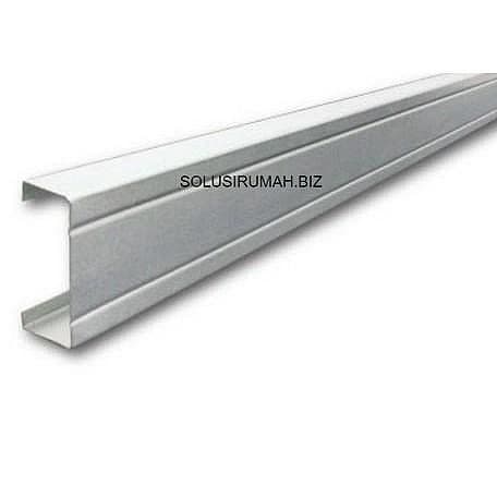 CNP Galvalum lebar 75 mm x 0.75mm panjang per10cm Kanal Baja Ringan