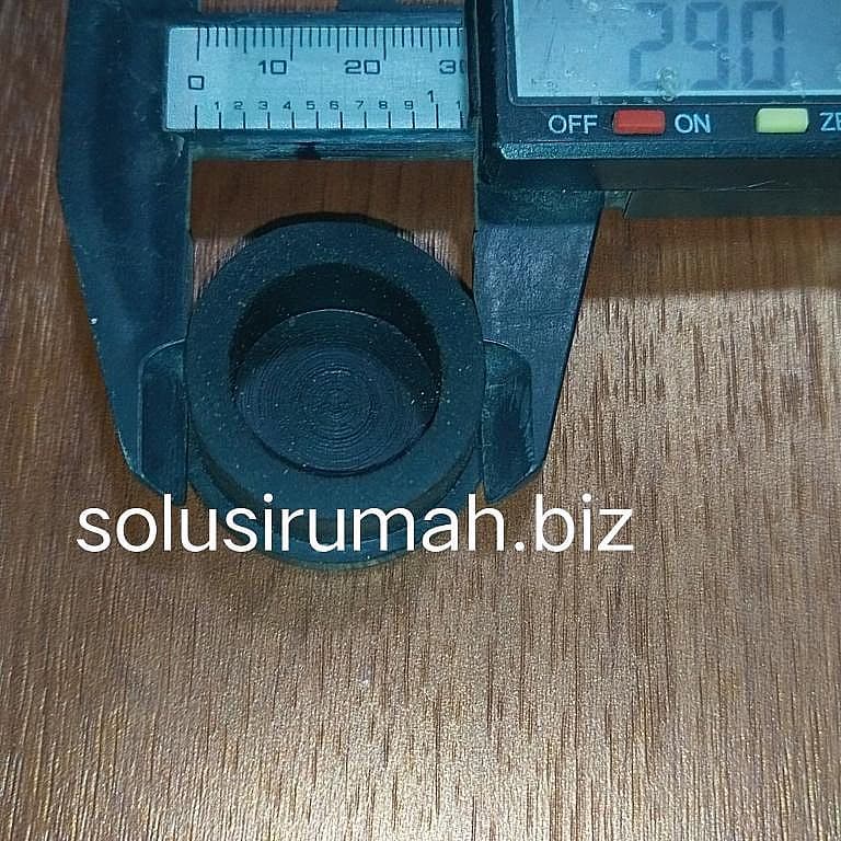 KARET DOP 30MM 1 1/4 INCH kaki meja kursi 1 1/4" 30 mm bulat t 15mm an