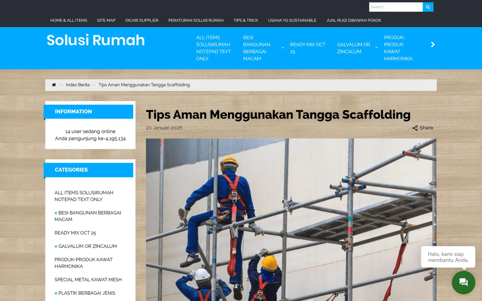 Modul berita / blog